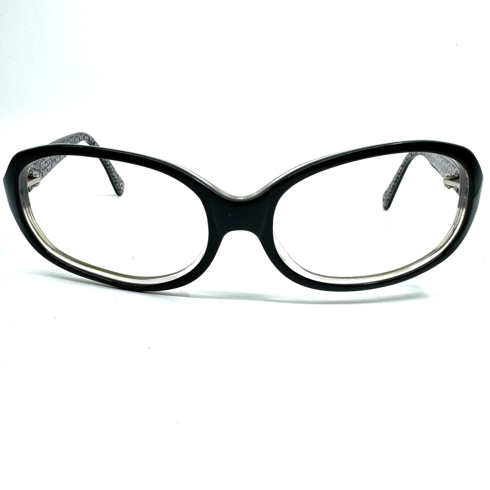 COACH Maya Womens Sunglasses S813 Glossy Black Frames Gray Lens 57-17-125 H9796f